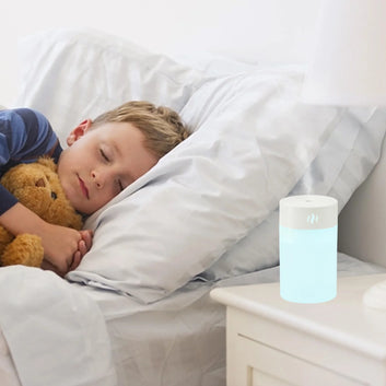 Mini Portable Humidifier 50Ml Oil Diffuser, Cyan - The Wellness Shop London