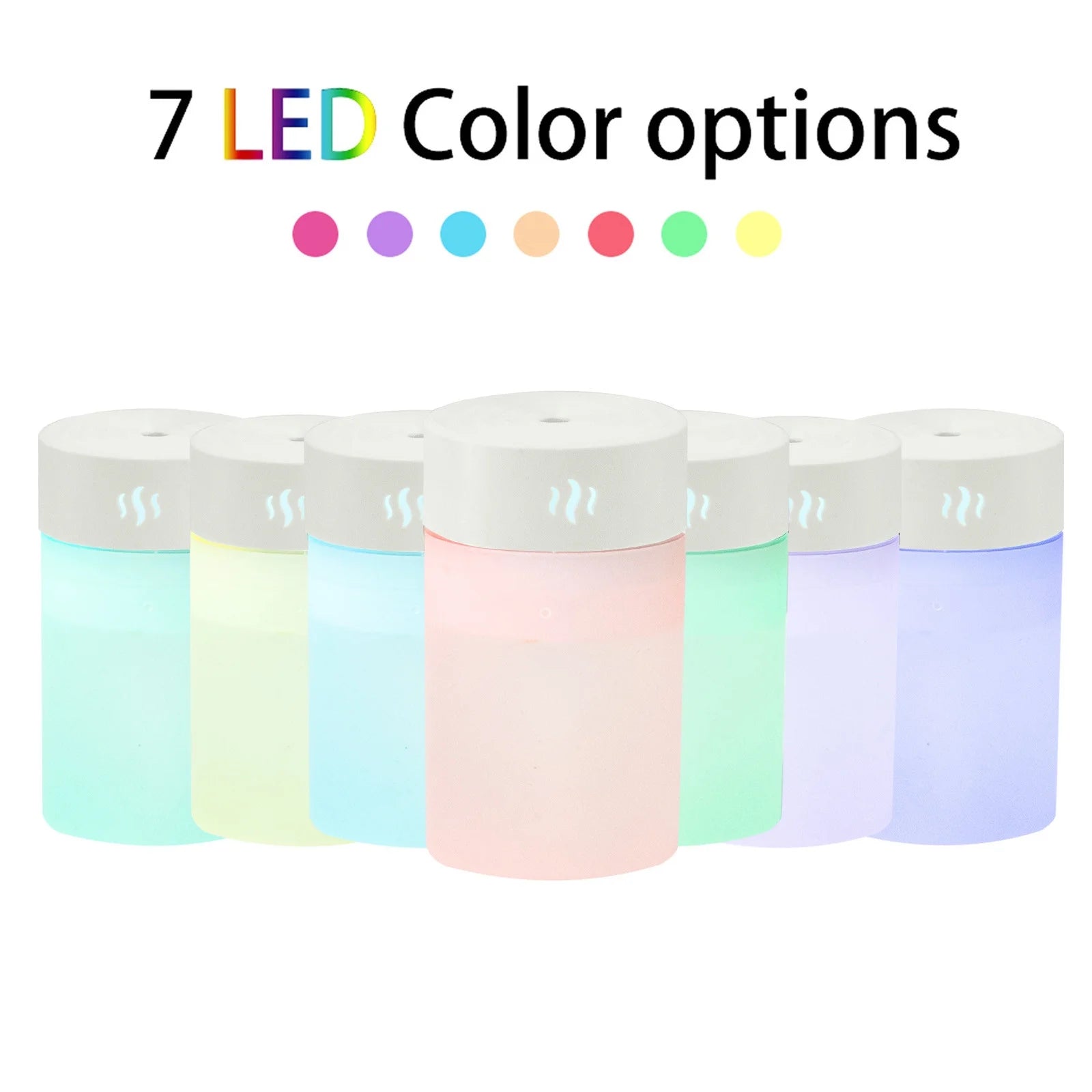 Mini Portable Humidifier 50Ml Oil Diffuser, Cyan - The Wellness Shop London