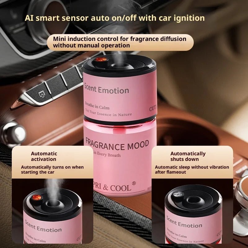 High - End USB Car Aromatherapy Air Purifier Plastic Automatic In - Car Fragrance Spray Long - Lasting Scent - The Wellness Shop London
