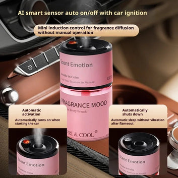 High - End USB Car Aromatherapy Air Purifier Plastic Automatic In - Car Fragrance Spray Long - Lasting Scent - The Wellness Shop London