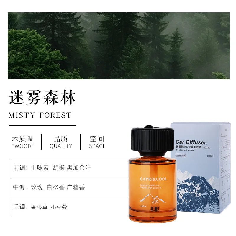 High - End USB Car Aromatherapy Air Purifier Plastic Automatic In - Car Fragrance Spray Long - Lasting Scent - The Wellness Shop London